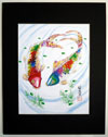 picture of two colorful koi fish